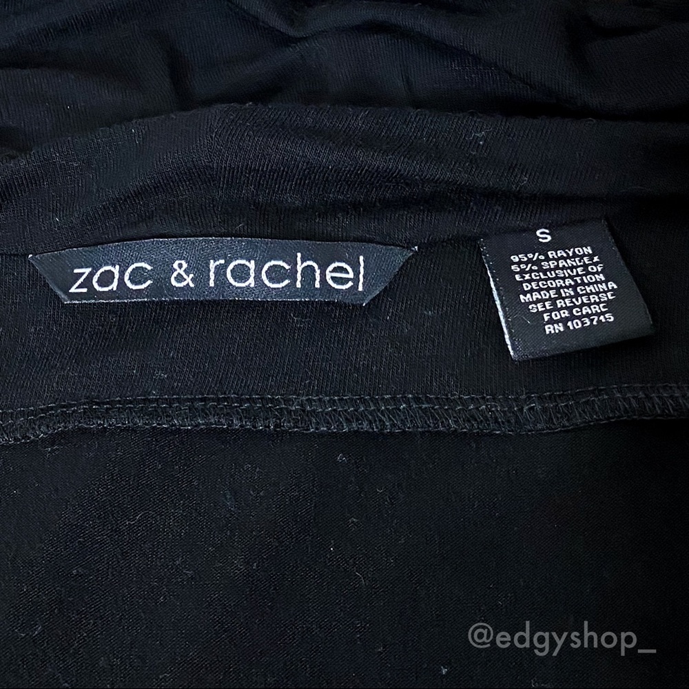 Zac & Rachel | Sleeveless Cowl Neck Draped Top - Picture 4 of 5